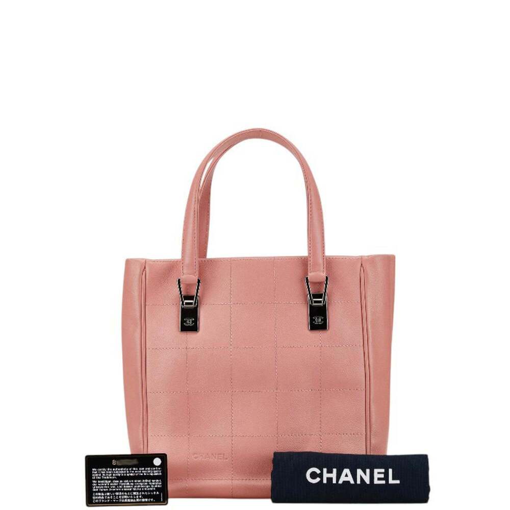 CHANEL Pink Caviar Leather Tote Bag - Picture 7 of 8